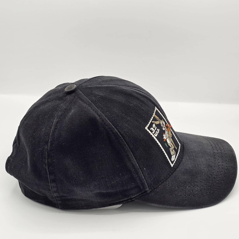 Looney Tunes Vintage 90s Bugs Bunny Taz Stamp Snapback Hat - Picture 3 of 8